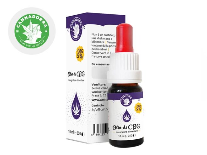 Olio CBG 5% bio (10ml) - Cannadorra
