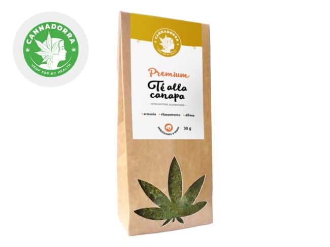 Tè alla canapa CBD Premium - Cannadorra