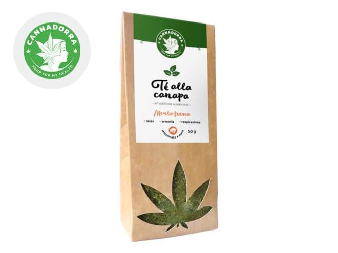 Tè alla canapa Menta - Cannadorra