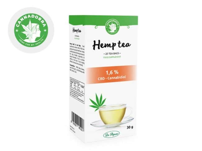 Tè alla canapa CBD Porzionato - Cannadorra