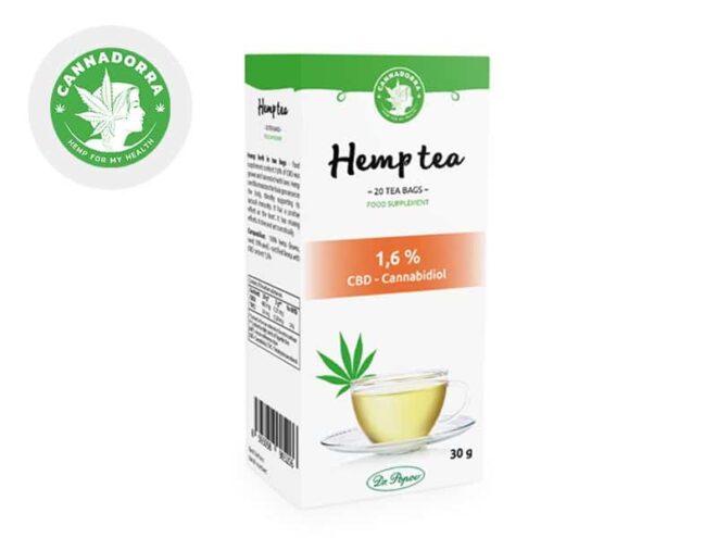 Tè alla canapa CBD Porzionato - Cannadorra
