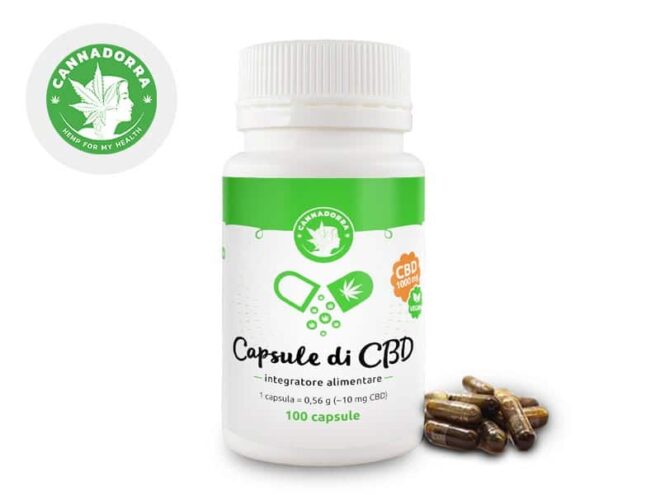 Pillole CBD 1000mg - Cannadorra