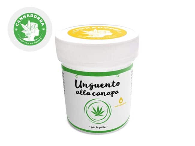 Crema alla canapa per la Pelle Cannadorra