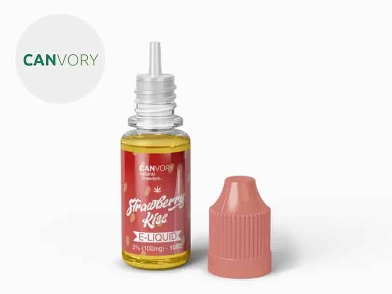 E-liquid Strawberry kKss CBD (300mg) - Canvory