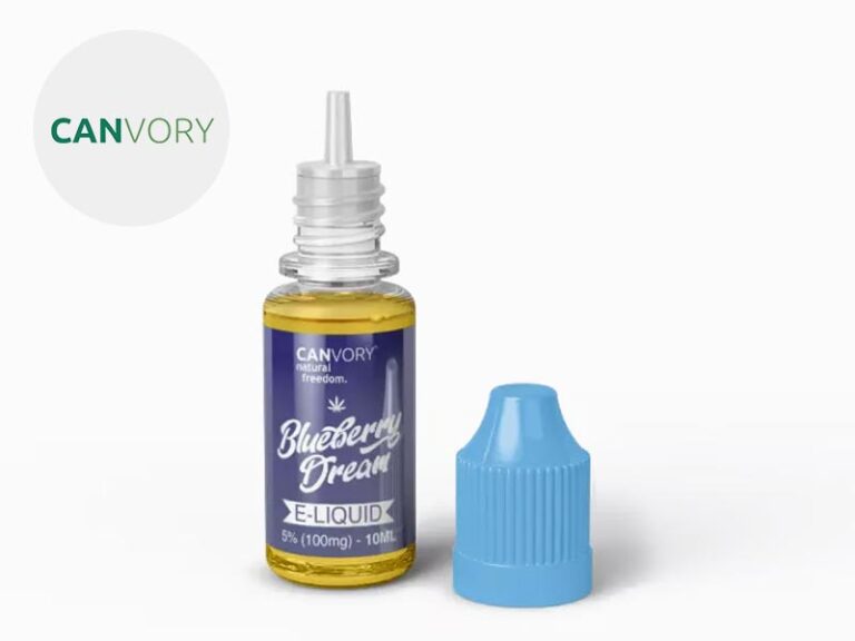 E-liquid Blueberry Dream CBD (500mg) - Canvory