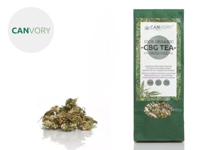 Tè alla canapa CBG - Canvory