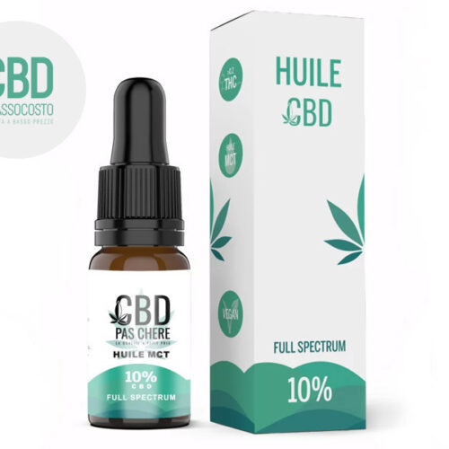 Olio CBD 10% bio (10ml) - Cbdabassocosto