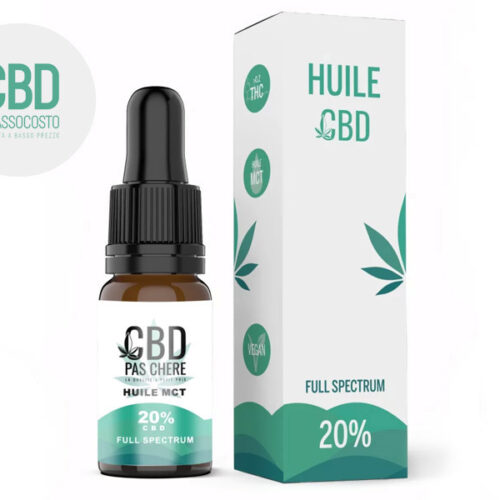 Olio CBD 20% bio (10ml) - Cbdabassocosto