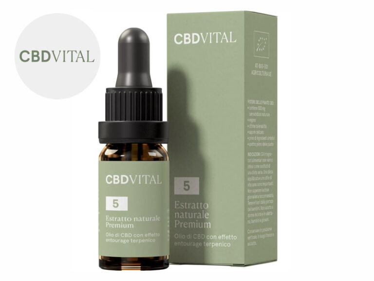 Olio CBD 5% bio (10ml) - CBD VITAL