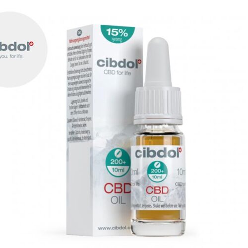 Olio CBD 15% bio (10ml) - Cibdol