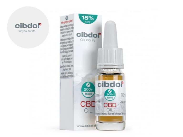 Olio CBD 15% bio (10ml) - Cibdol