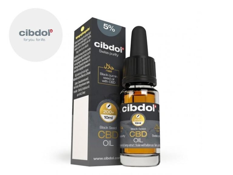 Olio CBD 5% bio (Nigelle) (10ml) - Cibdol
