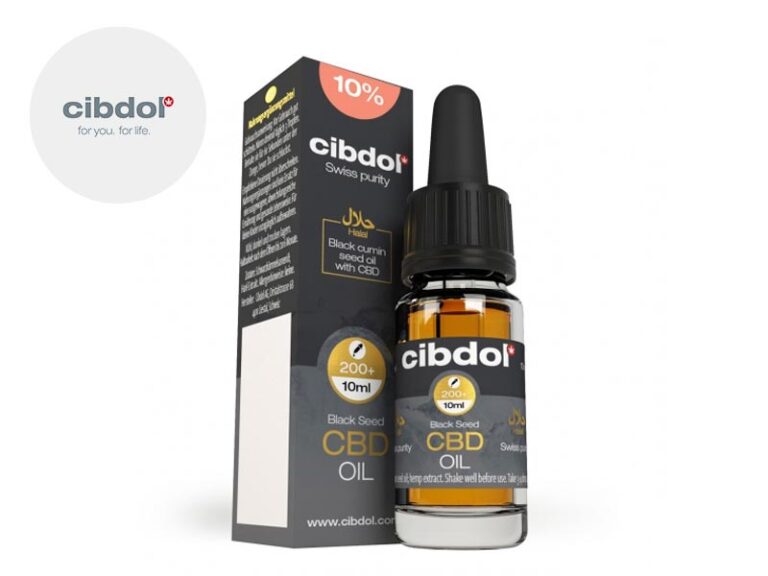 Olio CBD 10% bio (Nigelle) (10ml) - Cibdol