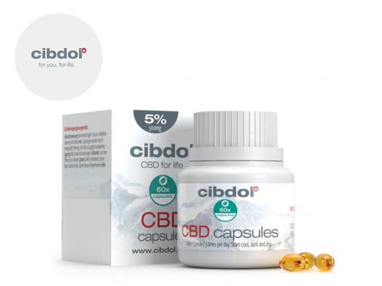 Capsule CBD 500mg - Cibdol