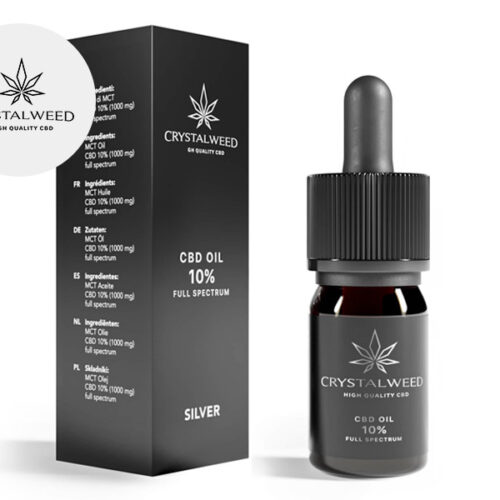 Olio CBD 10% bio (10ml) - Crystal Weed