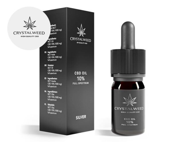 Olio CBD 10% bio (10ml) - Crystal Weed
