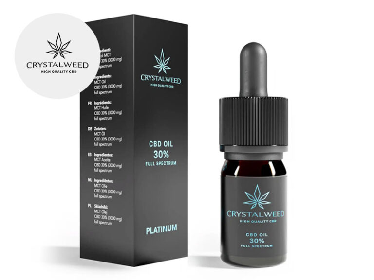 Olio CBD 30% bio (10ml) - Crystal Weed