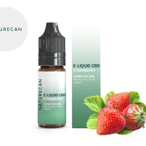 E-liquid Fragola CBD (500mg) - Naturecan