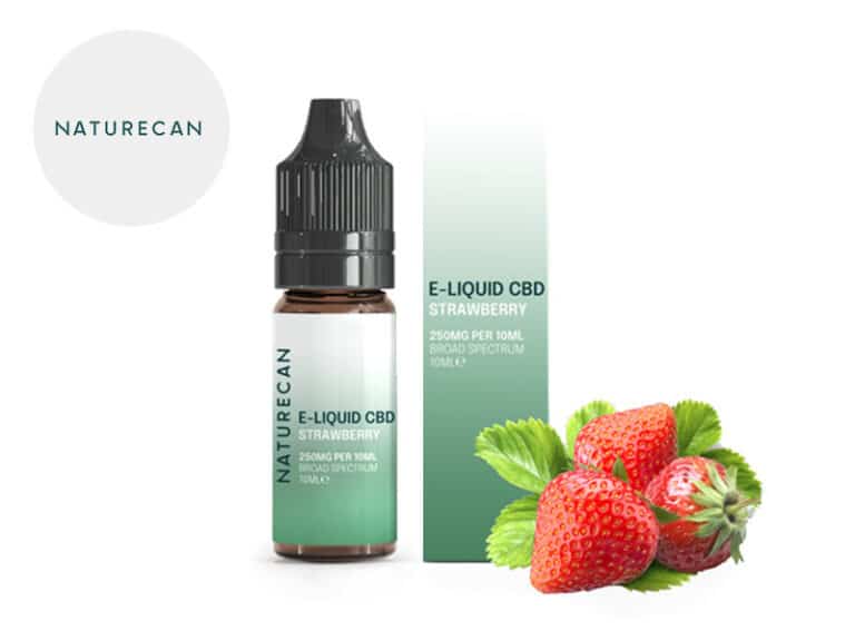 E-liquid Fragola CBD (500mg) - Naturecan