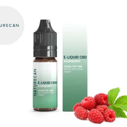 E-liquid Lampone CBD (500mg) - Naturecan