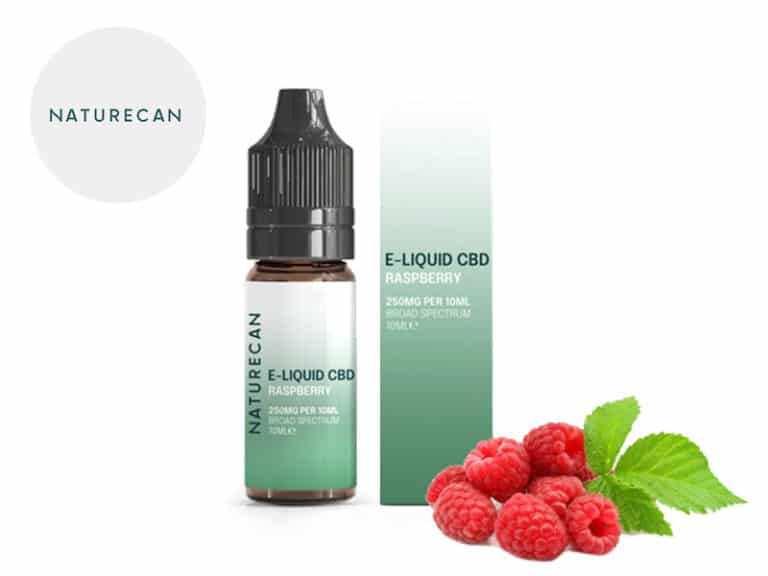 E-liquid Lampone CBD (500mg) - Naturecan