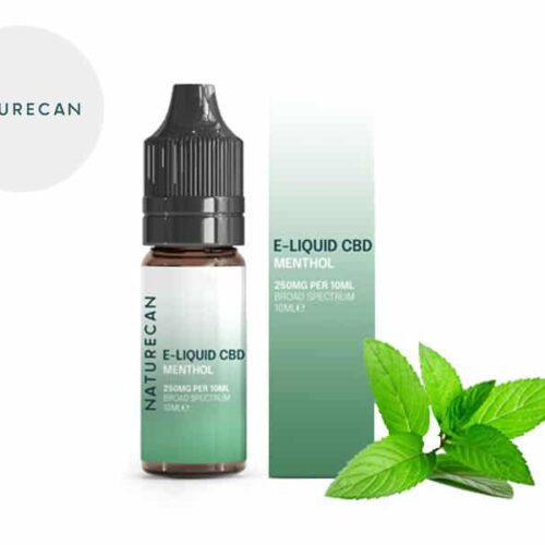 E-liquid Mentolo CBD (250mg) - Naturecan