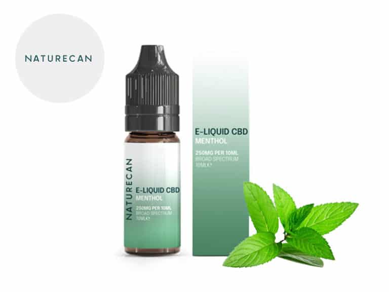 E-liquid Mentolo CBD (250mg) - Naturecan