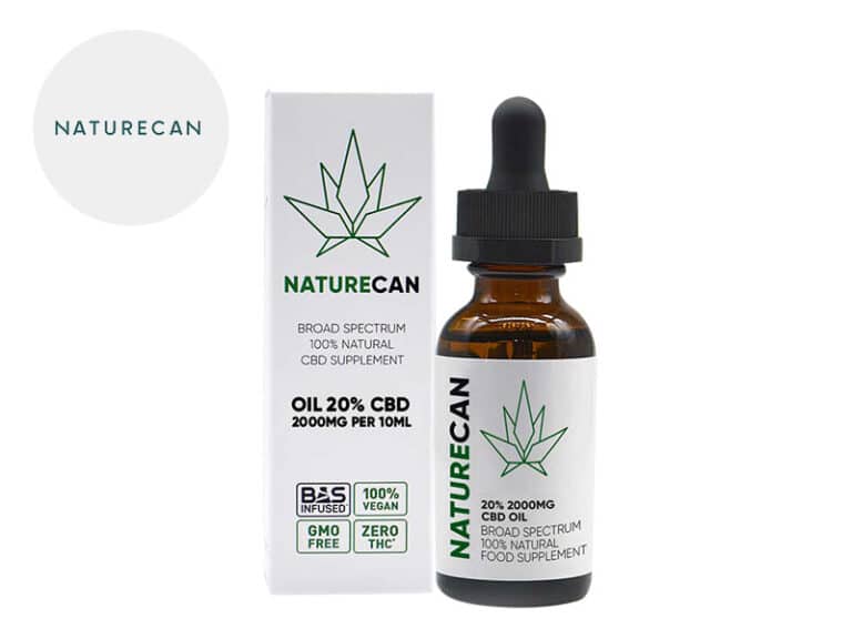 Olio MCT CBD 20% bio (10ml) - Naturecan