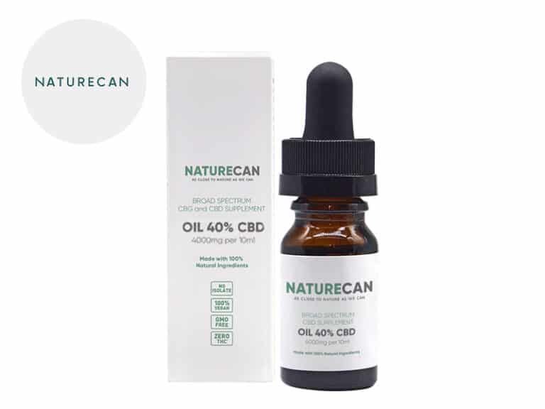 Olio MCT CBD 40% bio (10ml) - Naturecan