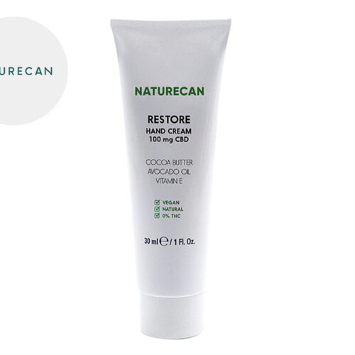 Crema per mani restauratrice CBD Naturecan