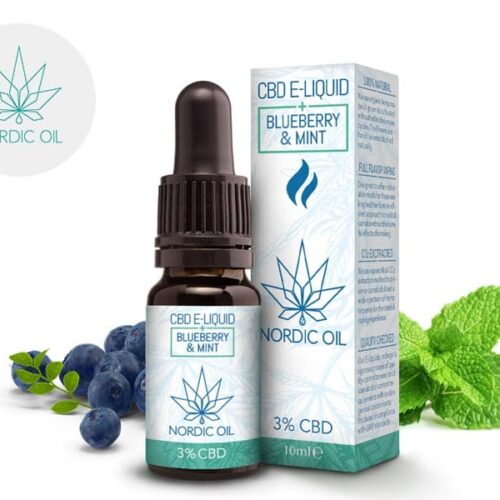 E-liquid Mirtillo e Menta CBD (300mg) - Nordic Oil