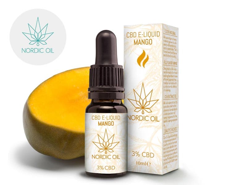 E-liquid Mango CBD (300mg) - Nordic Oil