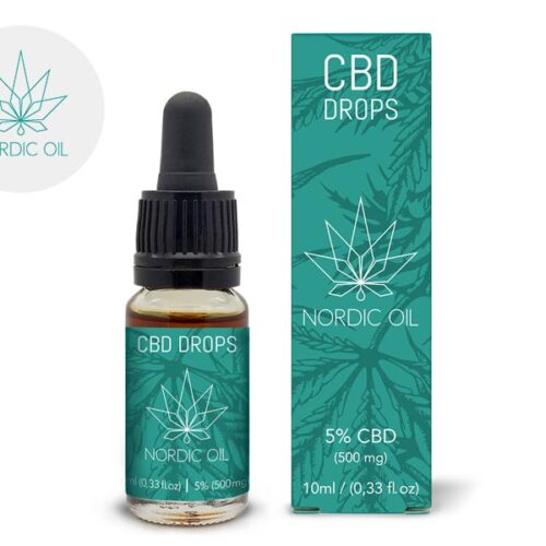 Olio CBD 5% bio (10ml) - Nordic Oil