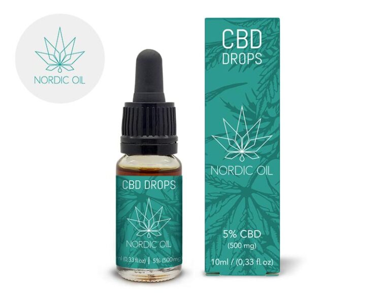 Olio CBD 5% bio (10ml) - Nordic Oil