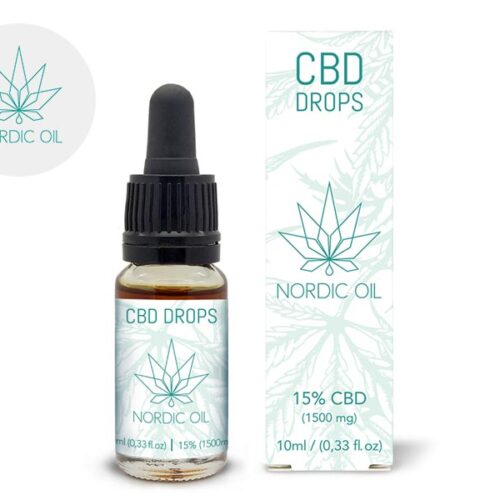 Olio CBD 15% bio (10ml) - Nordic Oil