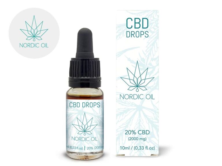 Olio CBD 20% bio (10ml) - Nordic Oil