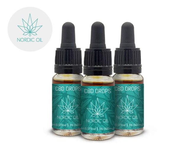 Pack 2+1 Olio CBD 5% bio (30ml) - Nordic Oil