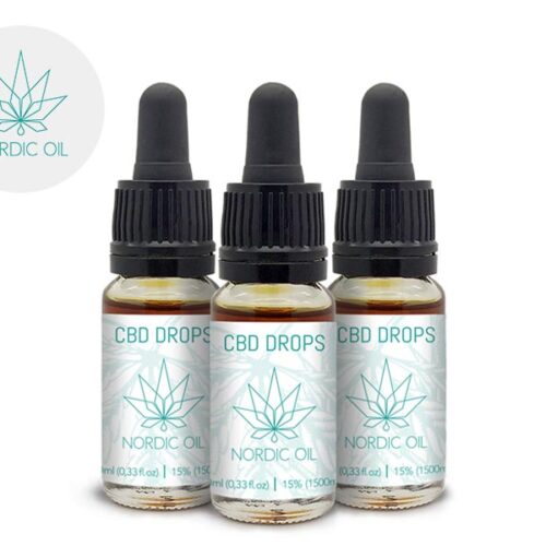 Pack 2+1 Olio CBD 15% bio (30ml) - Nordic Oil