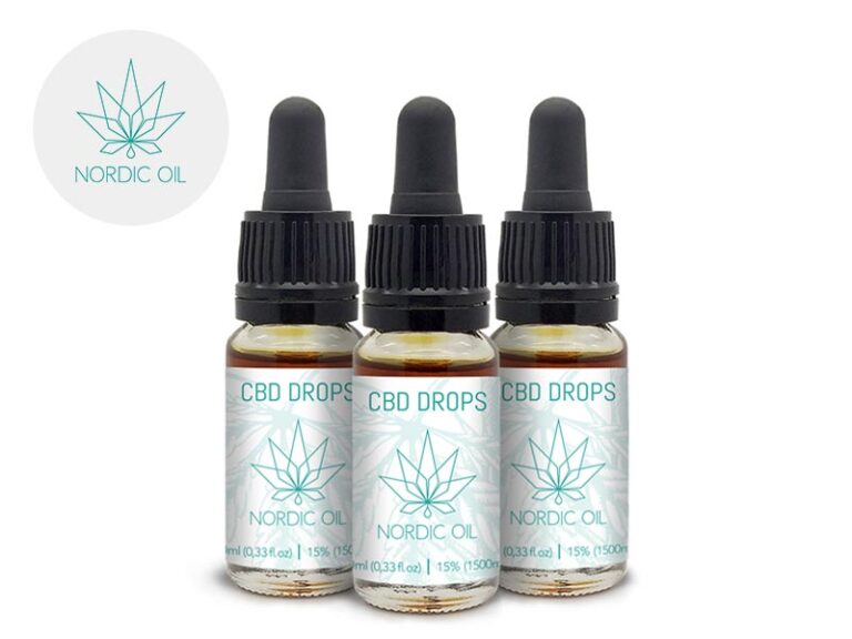 Pack 2+1 Olio CBD 15% bio (30ml) - Nordic Oil