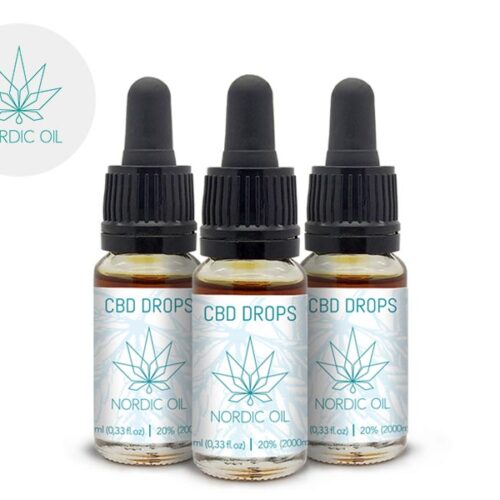 Pack 2+1 Olio CBD 20% bio (30ml) - Nordic Oil