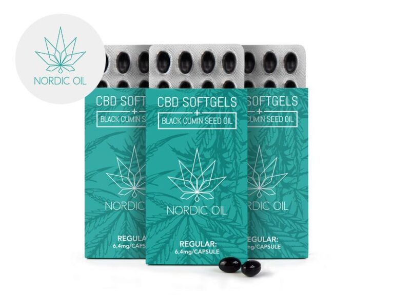 Capsule CBD 1152mg - Nordic Oil