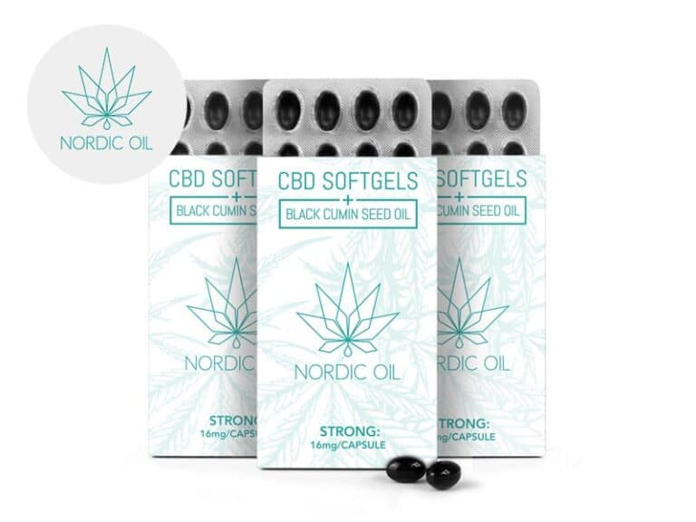 Capsule CBD 2880mg - Nordic Oil