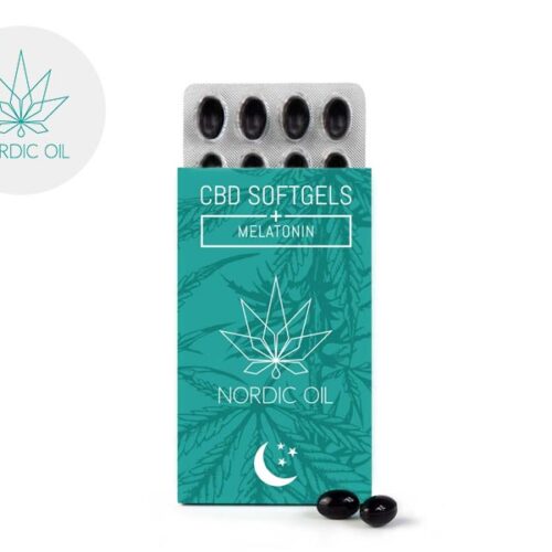 Capsule CBD 150mg Melatonina - Nordic Oil