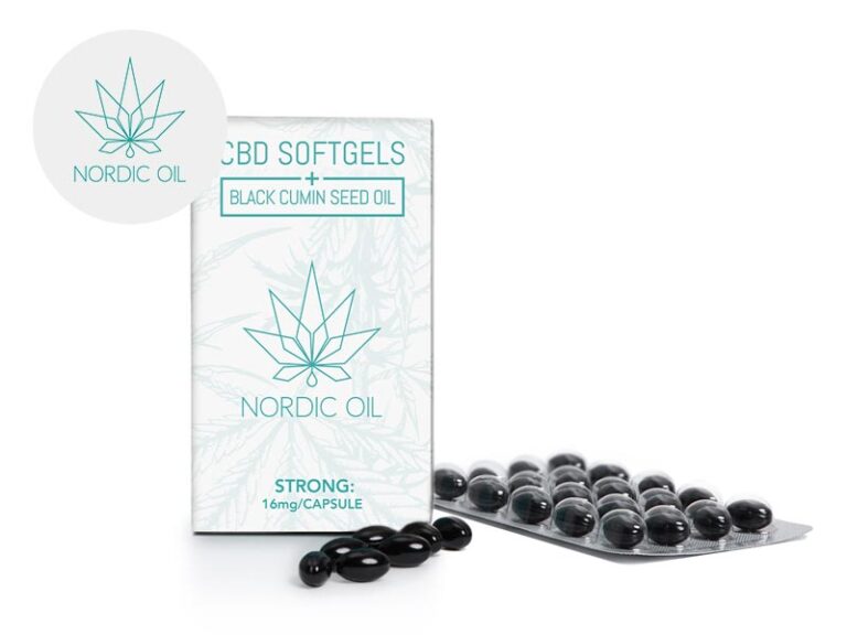 Capsule CBD 960mg - Nordic Oil