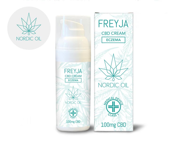 Crema CBD per eczema Nordic Oil