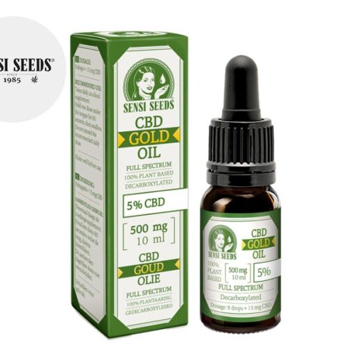 Olio CBD 5% bio (Gold) (10ml) - Sensi Seeds
