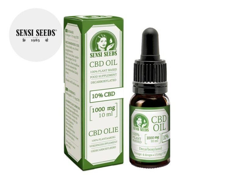 Olio CBD 10% bio (10ml) - Sensi Seeds