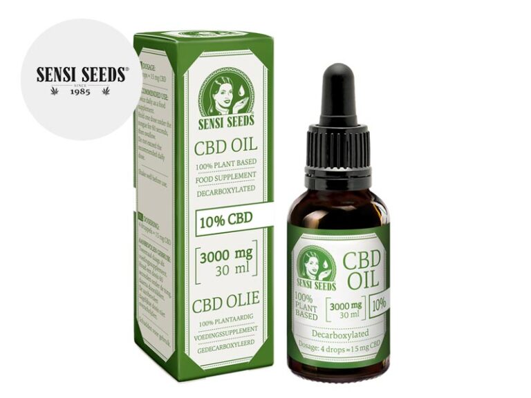 Olio CBD 10% bio 30ml (30ml) - Sensi Seeds