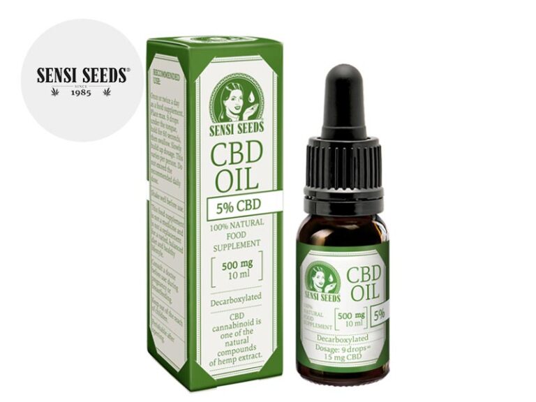 Olio CBD 5% bio (10ml) - Sensi Seeds