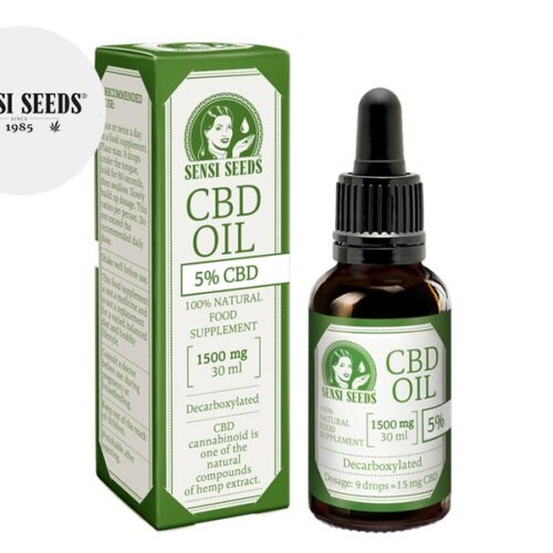 Olio CBD 5% bio 30ml (30ml) - Sensi Seeds